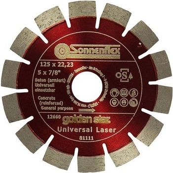 Sonnenflex Diamantový kotouč 125 x 22,23 mm 81111