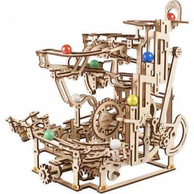 UGEARS 3D puzzle Guľôčková dráha s viacúrovňovým zdvihom 315 ks