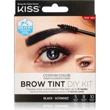 KISS Brow Tint DIY Kit farba na obočie Black 20 ml