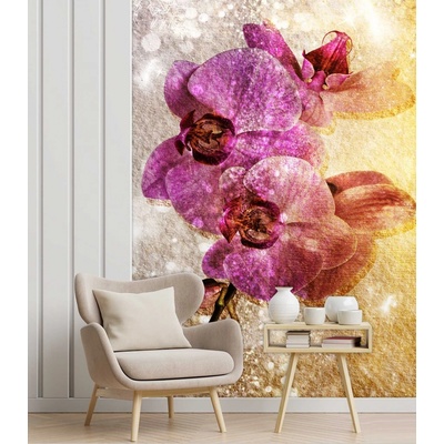Gario Fototapeta Fialové orchidey Materiál: Vliesová, rozmery 100 x 140 cm