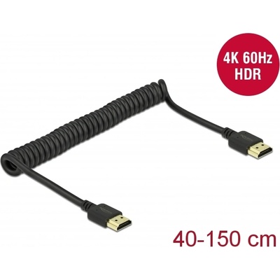 Delock HDMI кабел с усукана двойка 4K 60 Hz