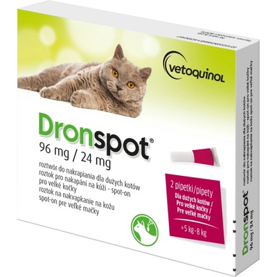 Dronspot Spot-on Cat 96 / 24 mg 2 x 1,12 ml