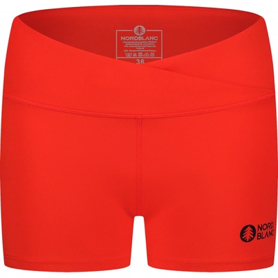 Nordblanc Dámské fitness šortky NBSPL8038 ORANŽOVÝ INKOUST
