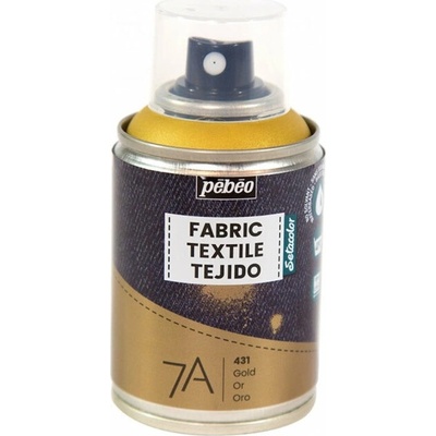 Pébéo 7A farba na textil ve spreji 100 ml 31 gold