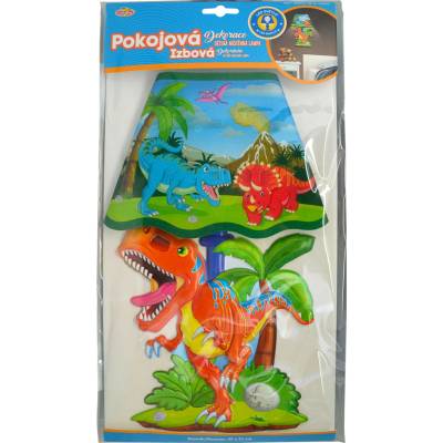 Detská nástenná 3D lampa T‑Rex