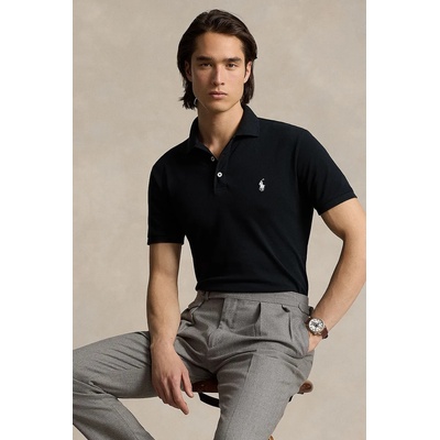 Ralph Lauren тениска с яка мъжка от памук с еластан (710941439)