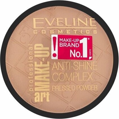 Eveline Cosmetics Art Make-Up ľahký kompaktný minerálny púdrový make-up s matným efektom 32 Natural 14 g