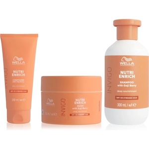 Wella Invigo Nutri-Enrich комплект за суха и увредена коса 3 бр