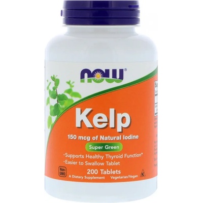 NOW Kelp (ЙОД) 150 МКГ 200 ТАБЛЕТКИ now foods