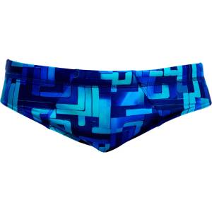 Funky Trunks Мъжки бански слипове Funky Trunks Seamed Briefs Swim brief - You Blued (050-2123-0312)