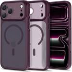 Tech-Protect MAGPRIME MAGSAFE CC калъф за iPhone 17 PRO / 18 PRO, матова тъмна череша