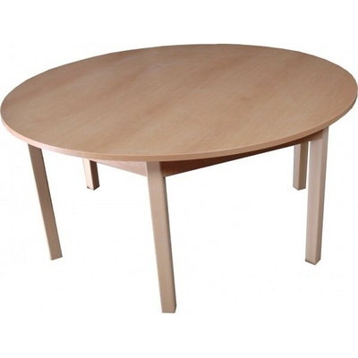 Hajdalánek Stôl okrúhly priemer 120 cm pre MŠ buk, výška 40 cm