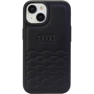 Audi Кейс Audi GT Synthetic Leather за iPhone 15 Plus 6.7", черен / черен, твърд, AU-TPUPCIP15M-GT/D2-BK (6955250226523)