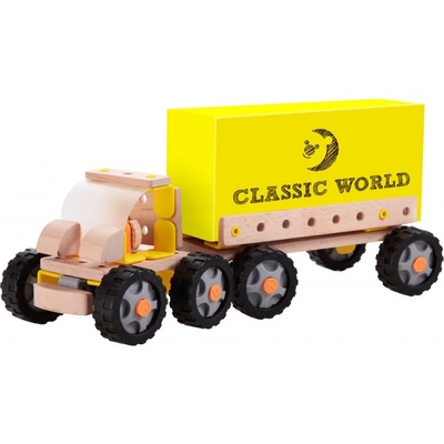 Classic World Детски дървен камион - контейнеровоз Classic World (3901)