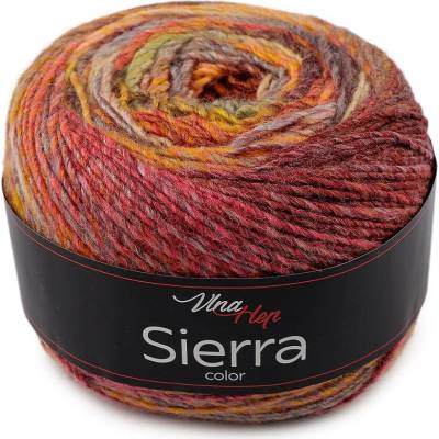 Pletací příze Sierra 150 g Varianta: 10 (7215) oranžová, Balení: 1 ks 50242/123002/284056