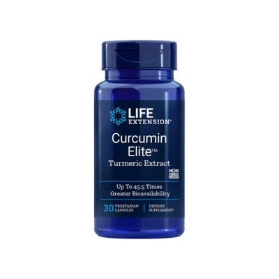 Life Extension Curcumin Elite Turmeric Extract 30 vegetariánska kapsula, 500 mg