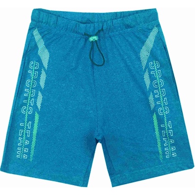 Kugo chlapecké kraťasy Zelený melír