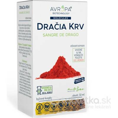 AVROPA Dračia krv bylinné kvapky 50 ml