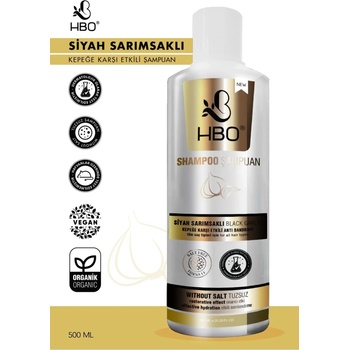 HBO шампоан с черен чесън против пърхот без сол, 500мл