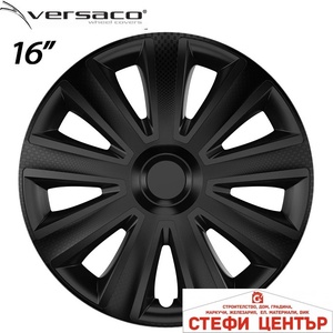 Versaco Тасове за джанти 16'' Versaco Carbon Aviator - Black (56357) - steficenter