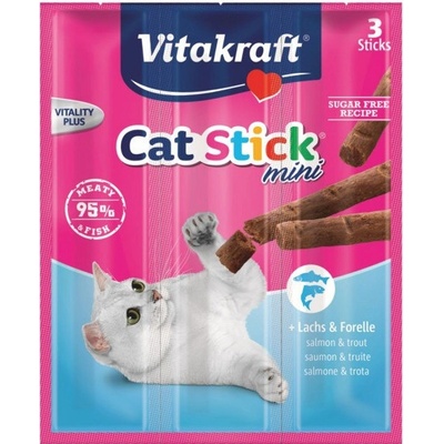 Vitakraft Cat pochoutka Stick mini Losos Pstruh 3 x 6 g