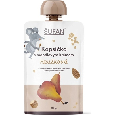 Šufan Kapsička s mandlovým krémem Hrušková 110 g