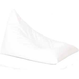 Pufrelax Пуф шезлонг, 320л. 130х100см. , Kudos - Teteron White, Перящ се калъф, За открито, Пълнеж от Полистиролни перли (PUF-G-K-TEX-WH)