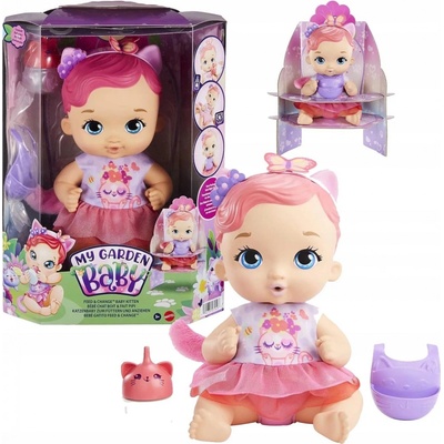 Mattel My Garden Baby Bábätko ružovo-fialové mačiatko