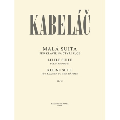 Malá suita op. 42 pre klavír na štyri ruky