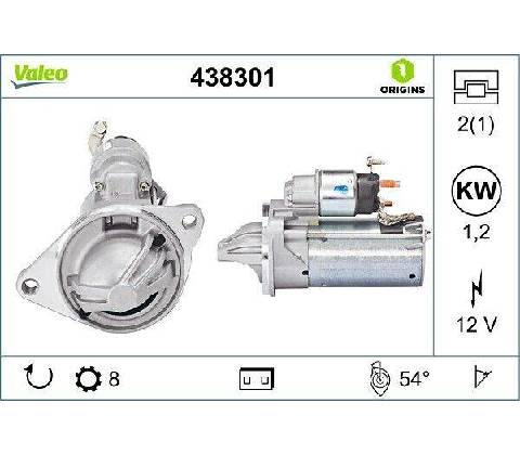 Startér VALEO 438301