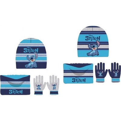 NÁKRČNÍK, RUKAVICE, čepice LILO AND STITCH 2250