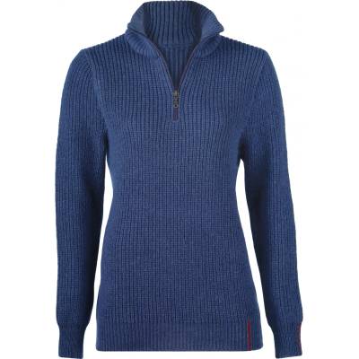 Engel Дамски вълнен пуловер Engel Women's Troyer Wool jumper - Ozean - размер 38/40 (EU) (105-3583-0212)