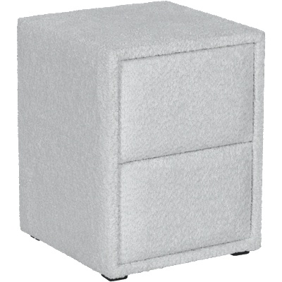 Carmen Нощно шкафче за спалня cancun - сребърен an