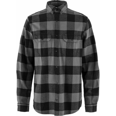Fjallraven Övik heavy flanelová košile black/grey