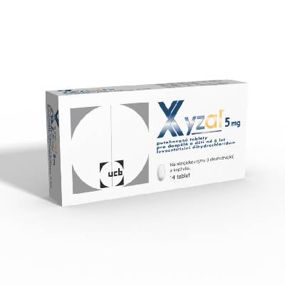 UCB PHARMA XYZAL 5MG potahované tablety 14