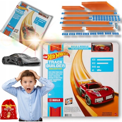 Hot Wheels Track builder mega balení drah