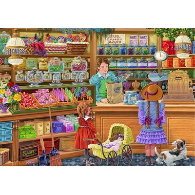 Wooden City - Puzzle Candy Adventures wooden II - 1 000 piese