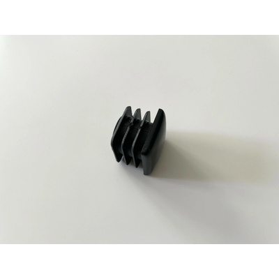 Zátka černá pro profil 25x25x2 mm, zaoblená