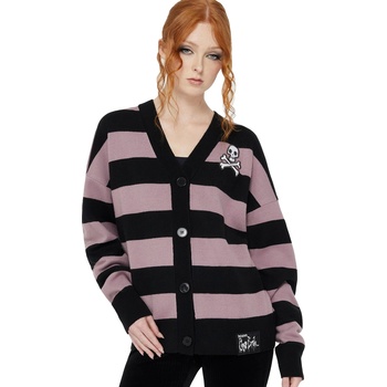 KILLSTAR Дамска жилетка KILLSTAR x CORPSE BRIDE - Crossbones - Purple/Black - KSRA013319