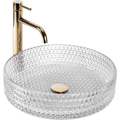 Rea Умивалник за плот Rea Cristal Transparent 39 (REA-U8881)
