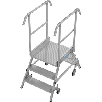 KRAUSE Мобилна платформена стълба с колела и двустранен достъп Krause, 2x3 (07821072) (07821072)