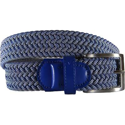 Alberto Multicolor Braided Belt Blue/Dark Blue 110