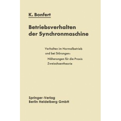 Betriebsverhalten der Synchronmaschine, 1