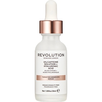 Revolution Beauty Skincare 5% Caffeine Silution + Hyaluronic Acid Targered Under Eye Serum 30 ml