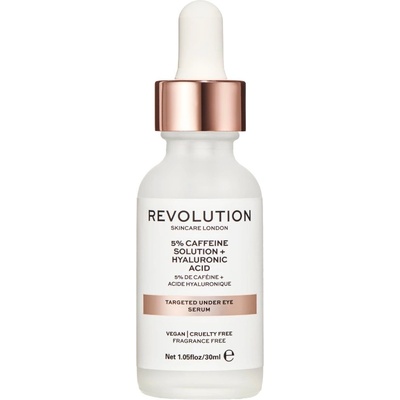 Revolution Beauty Skincare 5% Caffeine Silution + Hyaluronic Acid Targered Under Eye Serum 30 ml