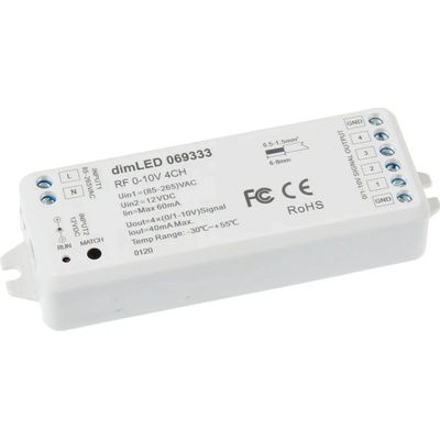 T-LED Ovladač dimLED RF 0-10V 4CH