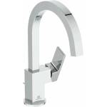 Ideal Standard Смесител за умивалник Ideal Standard Atelier Extra, въртящ се чучур с гланцов хром и изскачащ клапан (BD504AA)