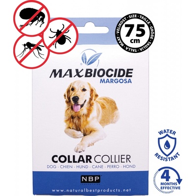 Dr PetCare Max Biocide Collar Obojek proti klíšťatům a blechám pro velké psy 75 cm – Zbozi.Blesk.cz