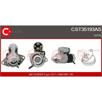Štartér CASCO CST35193AS