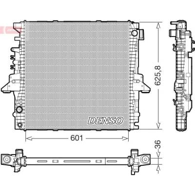 Chladič, chlazení motoru DENSO DRM14004